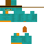 Minecraft skin texture, 64x64 pixels