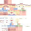 Minecraft skin texture, 64x64 pixels