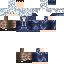 Minecraft skin texture, 64x64 pixels
