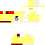 Minecraft skin texture, 64x64 pixels