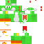 Minecraft skin texture, 64x64 pixels