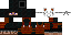 Minecraft skin texture, 64x32 legacy pixels
