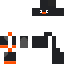 Minecraft skin texture, 64x64 pixels