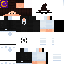 Minecraft skin texture, 64x64 pixels