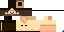 Minecraft skin texture, 64x32 legacy pixels