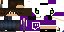 Minecraft skin texture, 64x32 legacy pixels