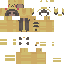 Minecraft skin texture, 64x64 pixels