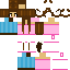 Minecraft skin texture, 64x64 pixels