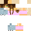 Minecraft skin texture, 64x64 pixels