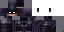 Minecraft skin texture, 64x32 legacy pixels