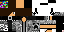 Minecraft skin texture, 64x32 legacy pixels