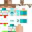 Minecraft skin texture, 64x64 pixels