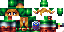 Minecraft skin texture, 64x32 legacy pixels