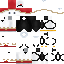 Minecraft skin texture, 64x64 pixels