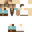 Minecraft skin texture, 64x64 pixels