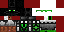 Minecraft skin texture, 64x32 legacy pixels