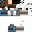 Minecraft skin texture, 64x64 pixels