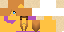 Minecraft skin texture, 64x32 legacy pixels