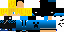 Minecraft skin texture, 64x32 legacy pixels
