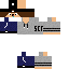 Minecraft skin texture, 64x64 pixels