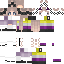 Minecraft skin texture, 64x64 pixels