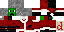 Minecraft skin texture, 64x32 legacy pixels
