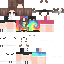Minecraft skin texture, 64x64 pixels