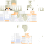 Minecraft skin texture, 64x64 pixels