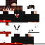 Minecraft skin texture, 64x64 pixels