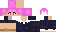 Minecraft skin texture, 64x32 legacy pixels