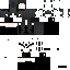 Gray Minecraft skin texture, 64x64 pixels