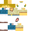Minecraft skin texture, 64x64 pixels