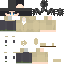 Minecraft skin texture, 64x64 pixels