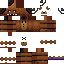 Minecraft skin texture, 64x64 pixels