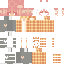 Minecraft skin texture, 64x64 pixels