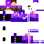 Minecraft skin texture, 64x64 pixels