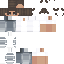 Blue Minecraft skin texture, 64x64 pixels