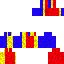 Minecraft skin texture, 64x64 pixels