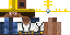 Minecraft skin texture, 64x32 legacy pixels