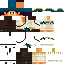 Minecraft skin texture, 64x64 pixels