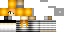 Minecraft skin texture, 64x32 legacy pixels