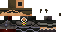 Minecraft skin texture, 64x32 legacy pixels