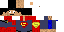 Minecraft skin texture, 64x32 legacy pixels