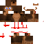 Minecraft skin texture, 64x64 pixels
