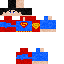 Minecraft skin texture, 64x64 pixels