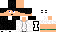 Minecraft skin texture, 64x32 legacy pixels