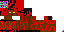Minecraft skin texture, 64x32 legacy pixels