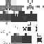 Gray Minecraft skin texture, 64x64 pixels