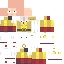 Minecraft skin texture, 64x64 pixels