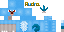 Minecraft skin texture, 64x32 legacy pixels